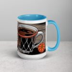 I Dunk, Therefore I Drink Basketball Coffee Mug - Image 18