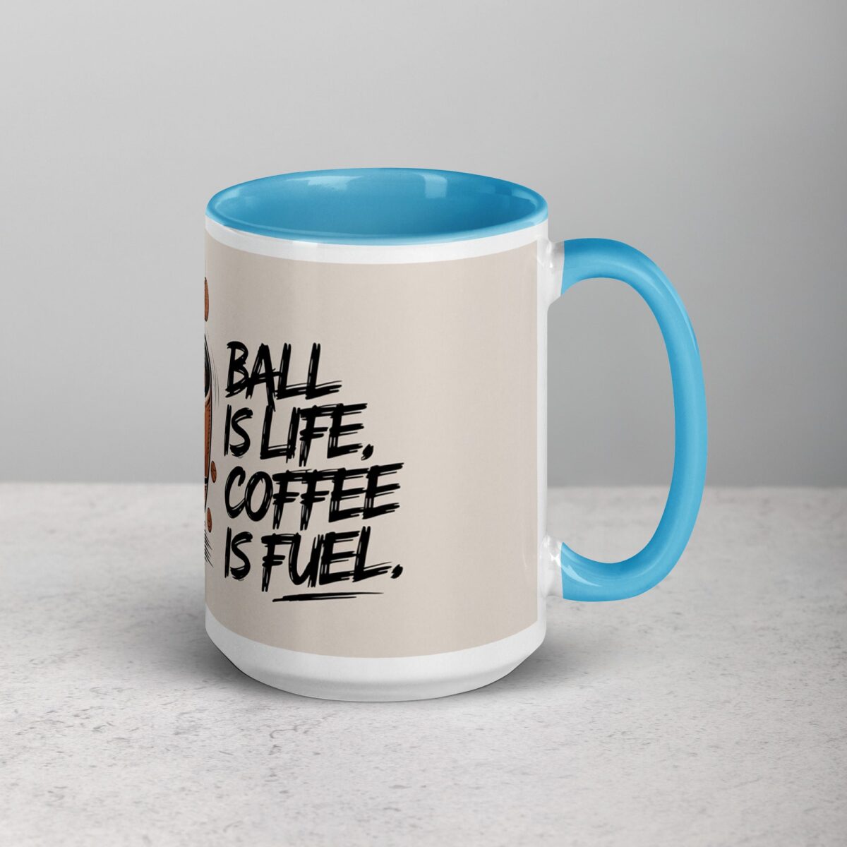 Ball is Life, Coffee is Fuel Basketball Mug - Image 18