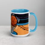 Caffeinated and Ready to Dunk Basketball Mug - Image 18