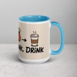 Dribble, Dunk, Drink Basketball Coffee Mug & Tea Cup - Image 18