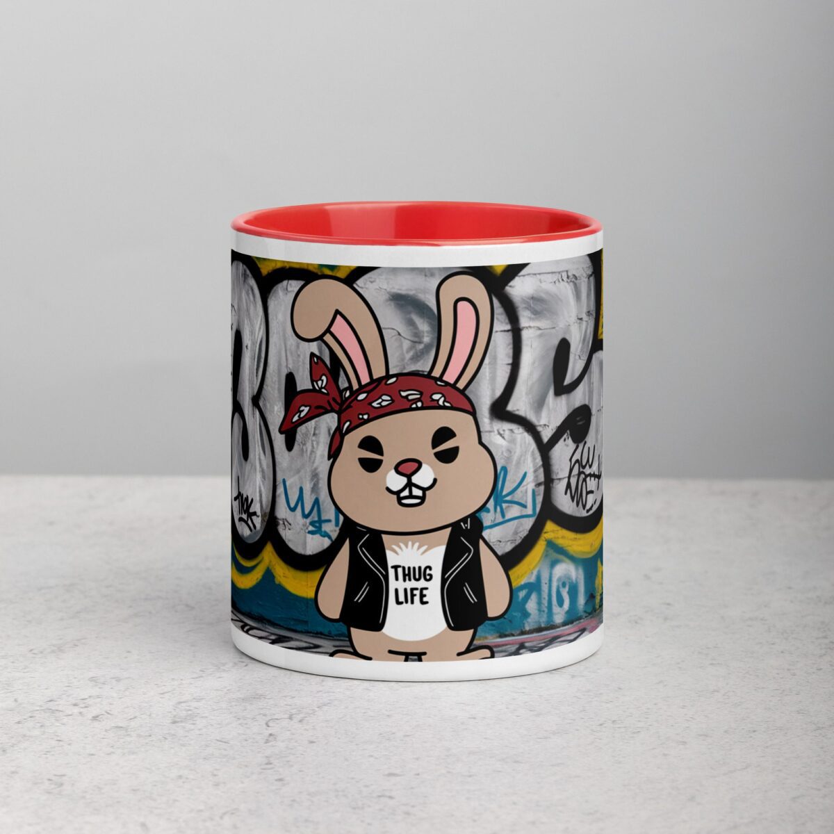 Thug Life Gangster Bunny Rabbit Coffee Mug & Tea Cup - Image 7