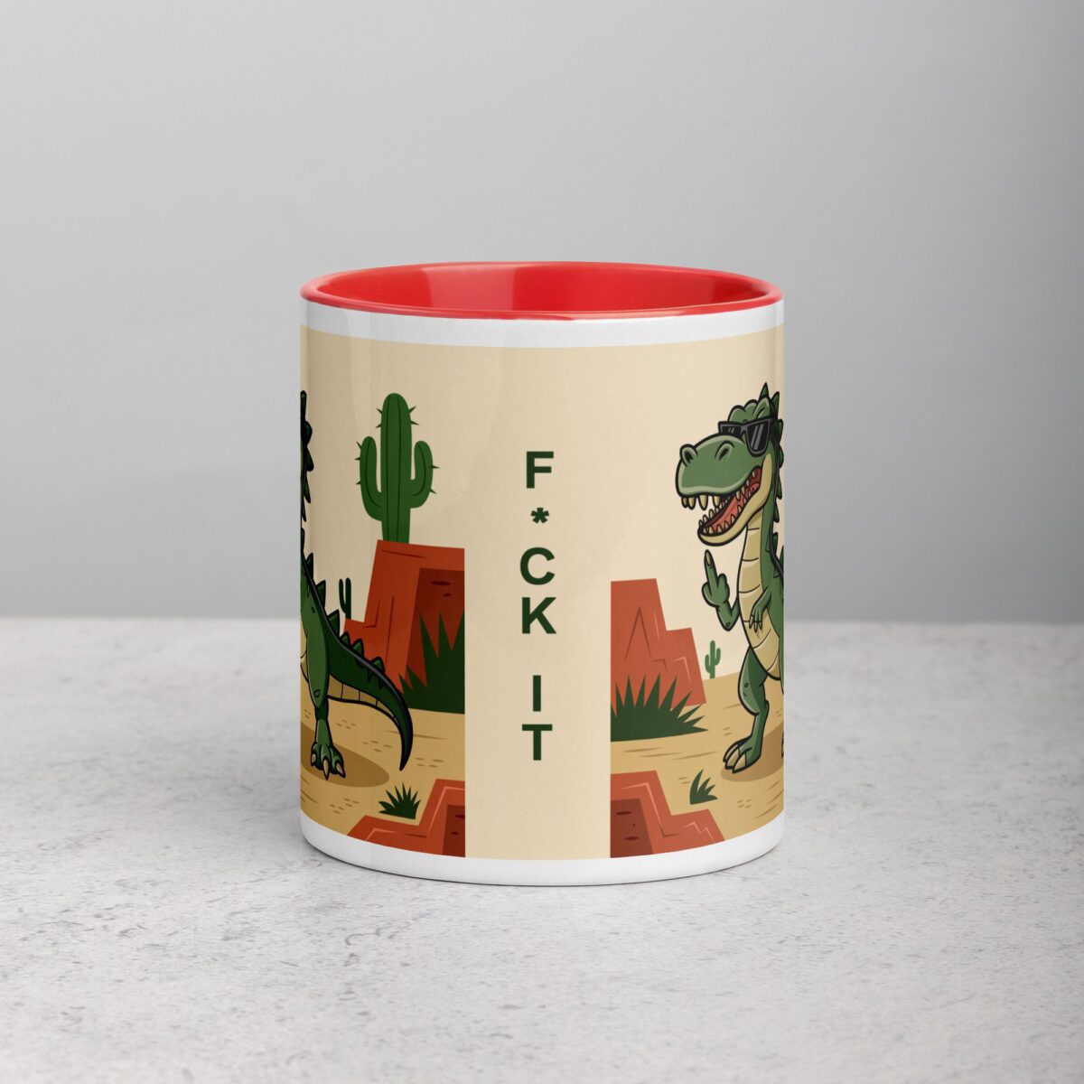 F"ck It Dinosaur Coffee Mug & Tea Cup - Image 7