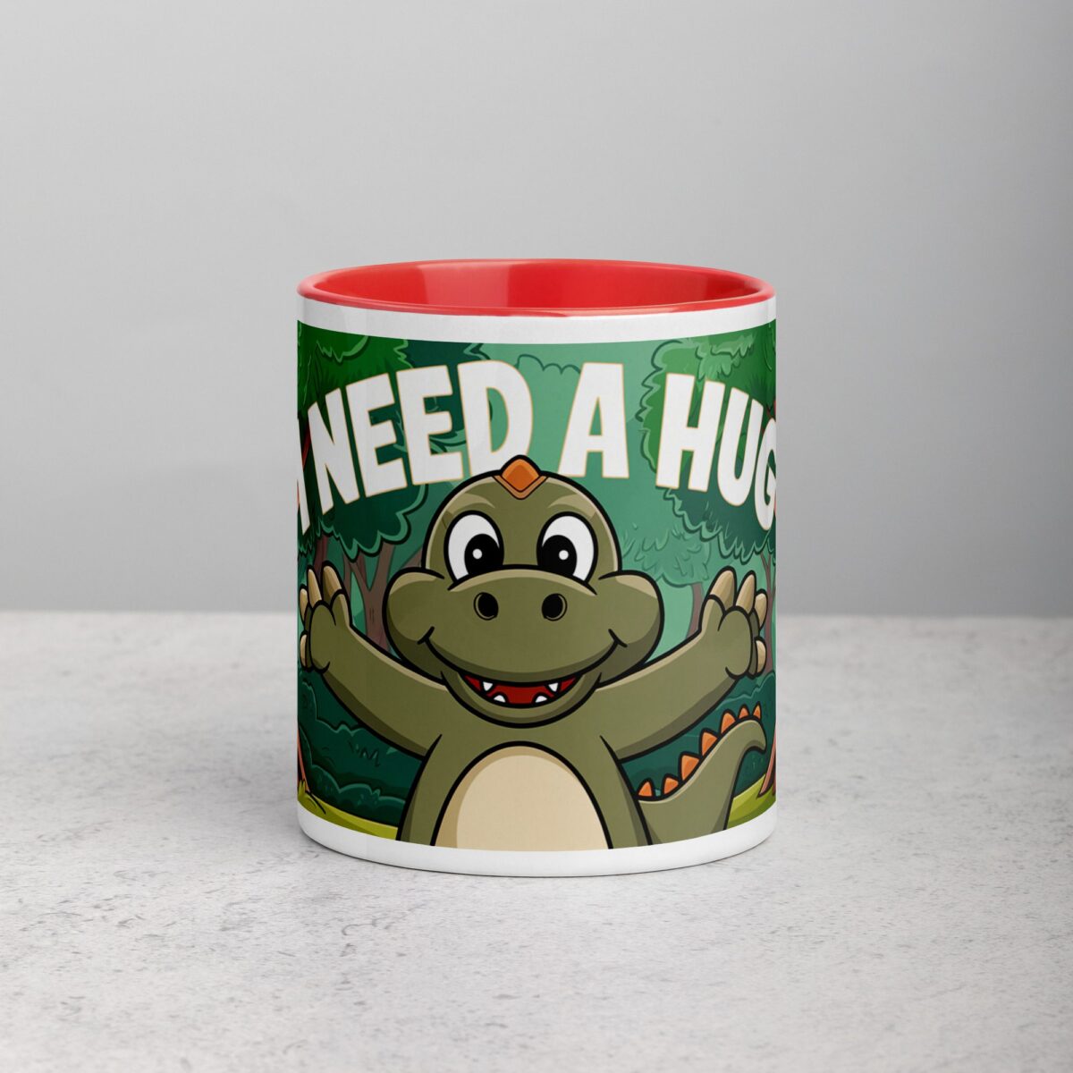 I Need a Hug Dinosaur Coffee Mug & Tea Cup - Image 7