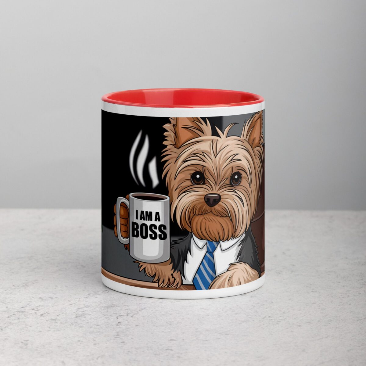 Yorkie I am a Boss Coffee Mug & Tea Cup - Image 7