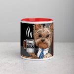 Yorkie I am a Boss Coffee Mug & Tea Cup - Image 7