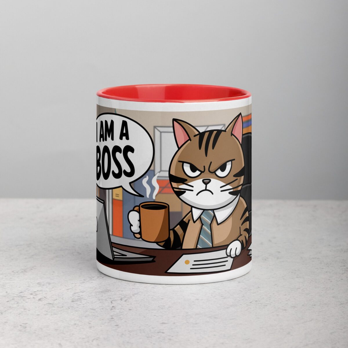 Cat I am a Boss Coffee Mug & Tea Cup - Image 7