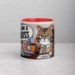 Cat I am a Boss Coffee Mug & Tea Cup - Image 7