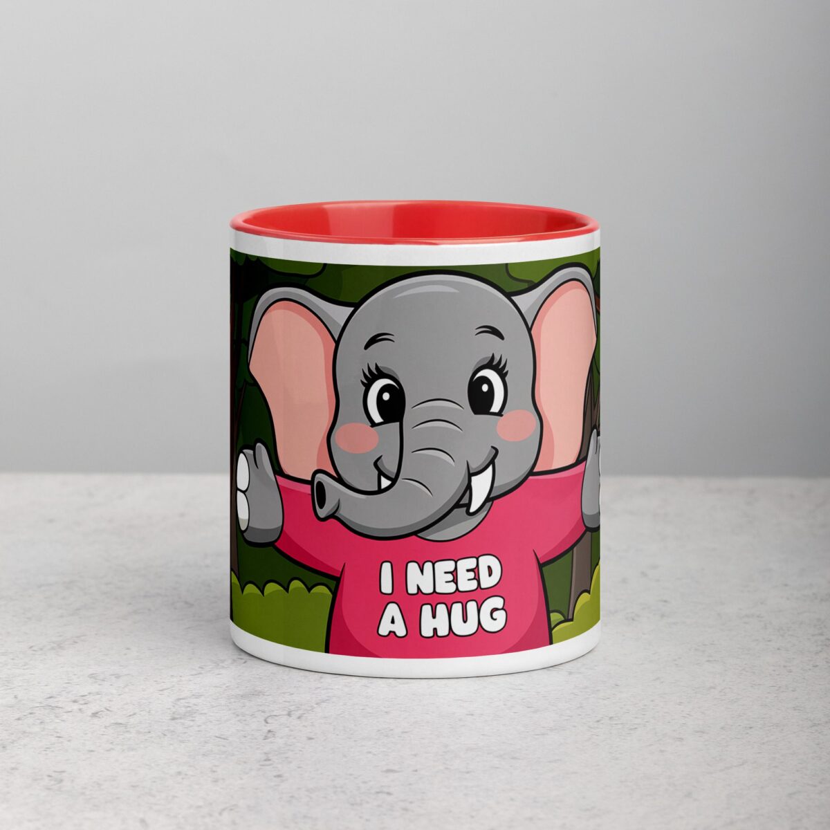 Elephant I Need a Hug Coffee Mug & Tea Cup - Image 7
