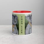 Gangster Elephant Thug Life Coffee Mug & Tea Cup - Image 7