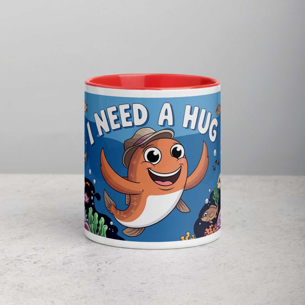 I Need a Hug Fish Coffee Mug & Tea Cup - Image 7