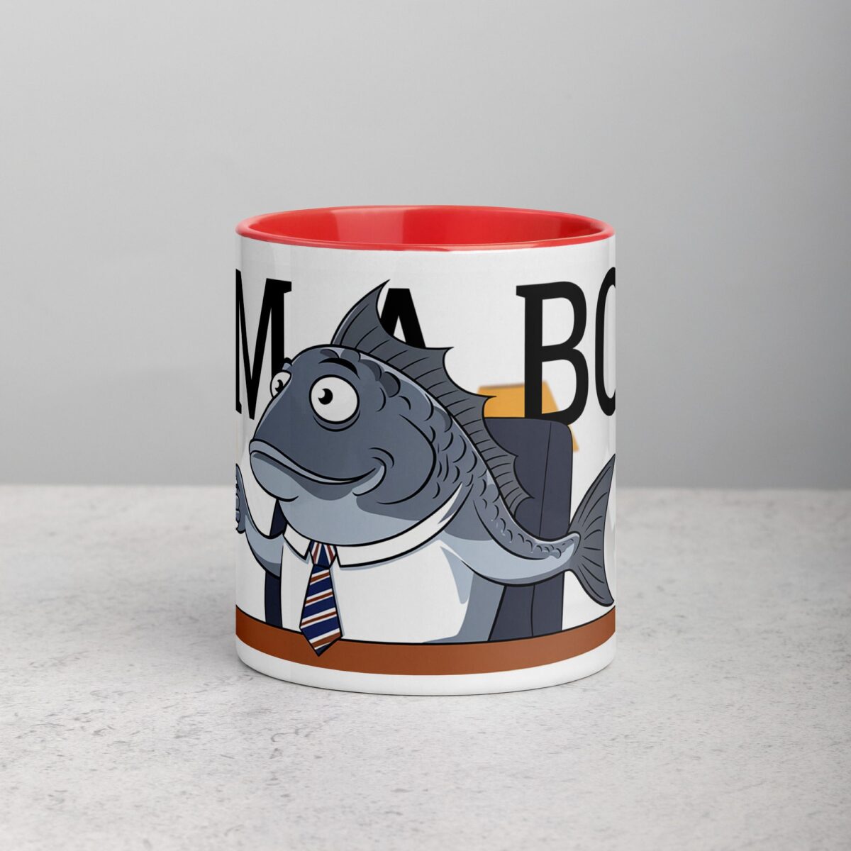 Fish I am a Boss Coffee Mug & Tea Cup - Image 7