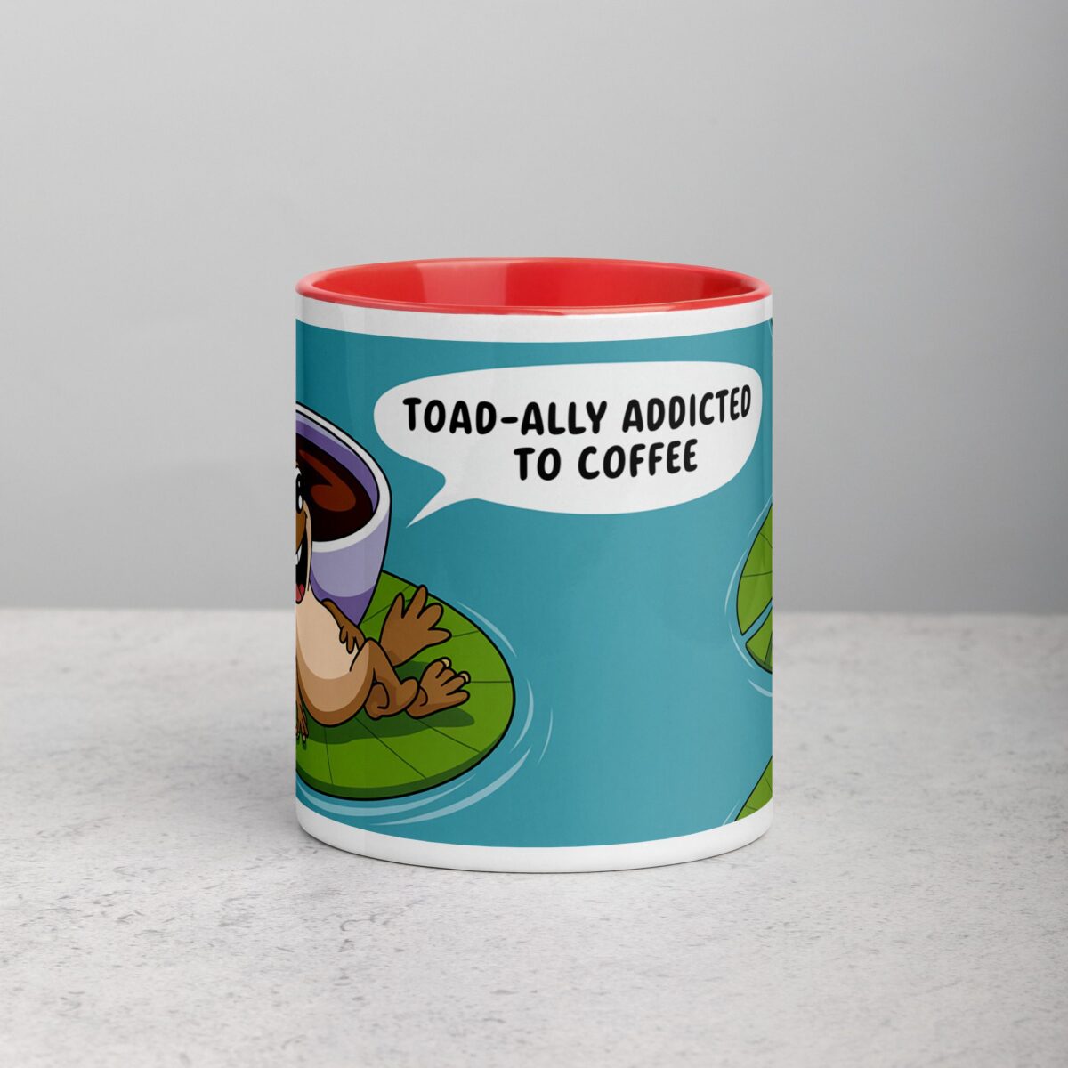 Toad-ally Addicted to Coffee Mug - Image 7