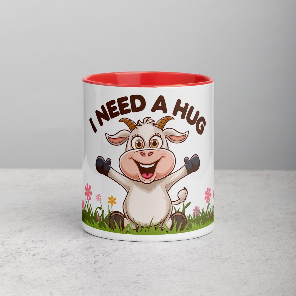I Need a Hug Goat Coffee Mug & Tea Cup - Image 7
