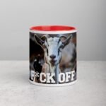Middle Finger Goat Coffee Mug & Tea Cup - Image 7