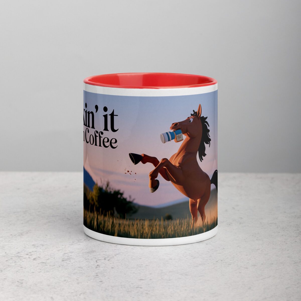 Kickin it with Coffee Horse Mug - Image 7