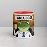 I am a Boss Frog Coffee Mug & Tea Cup - Image 7