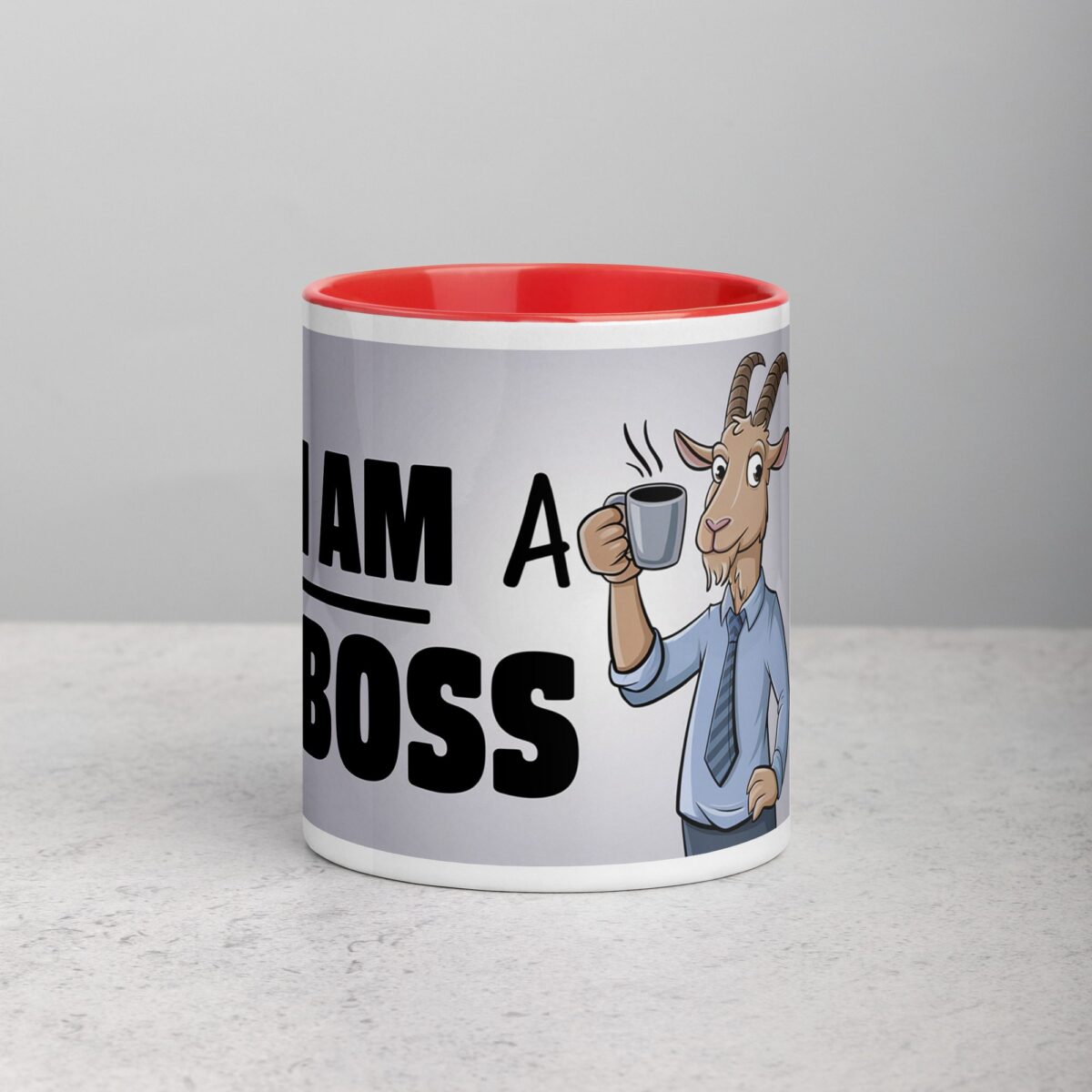 I am a Boss Goat Coffee Mug & Tea Cup - Image 7