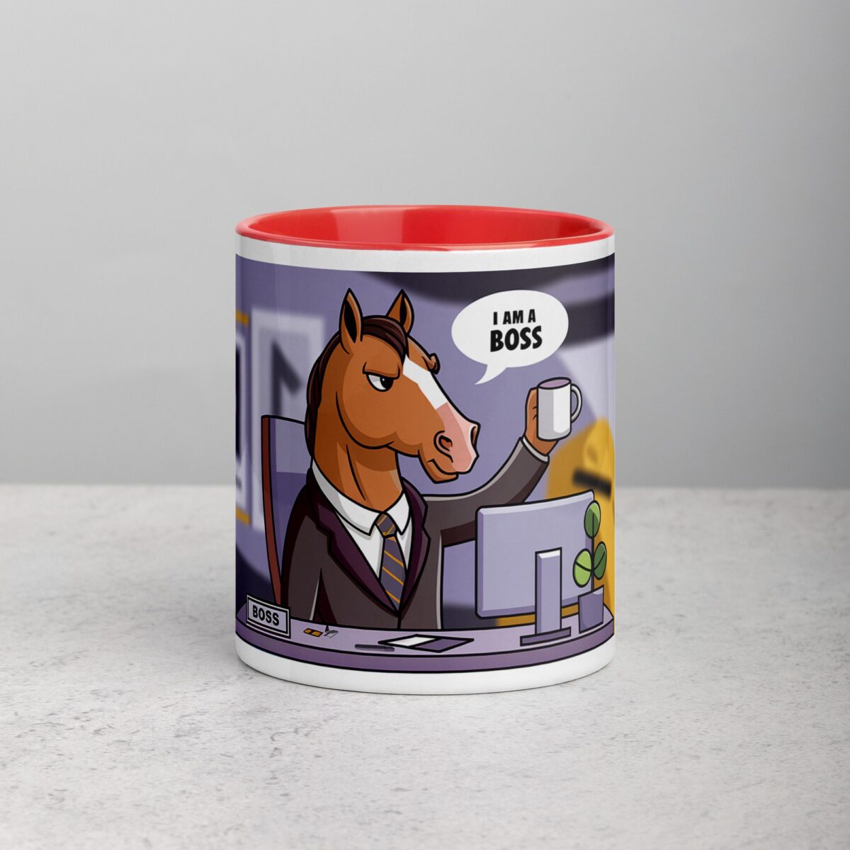 I am a Boss Horse Coffee Mug & Tea Cup - Image 7