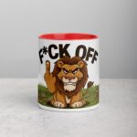 Middle Finger Lion Coffee Mug & Tea Cup - Image 7