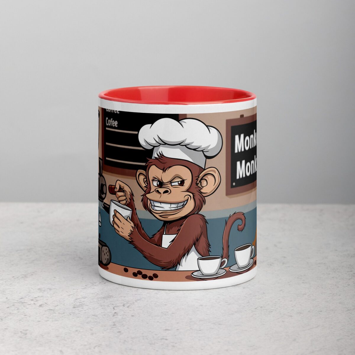 Monkey See Monkey Brew Coffee Mug - Image 7