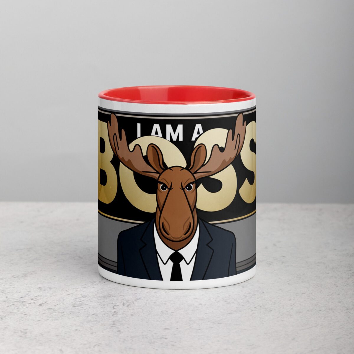 I am a Boss Moose Coffee Mug & Tea Cup - Image 7