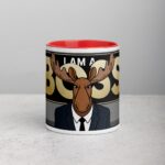I am a Boss Moose Coffee Mug & Tea Cup - Image 7