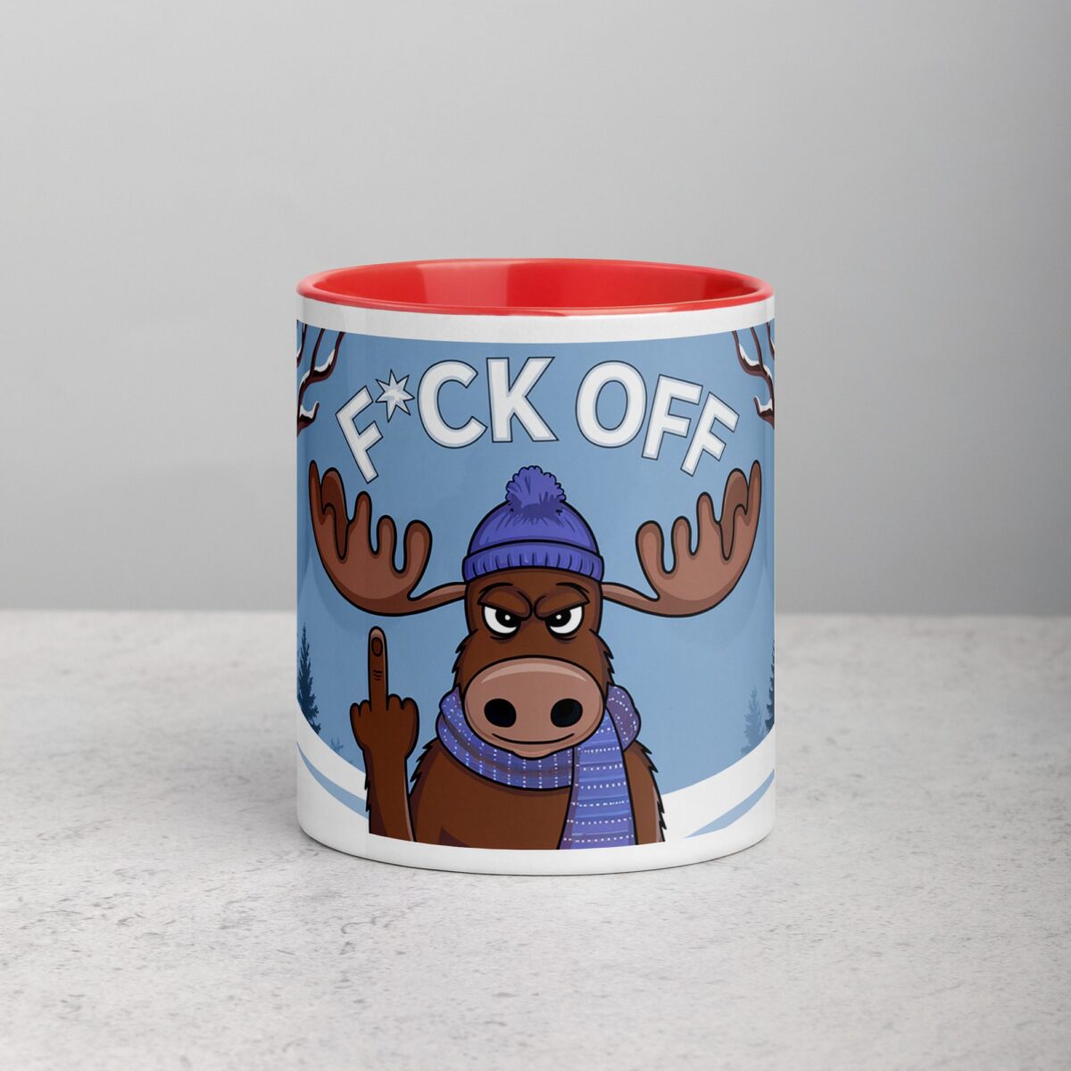 Middle Finger Moose Coffee Mug & Tea Cup - Image 7