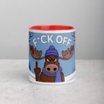Middle Finger Moose Coffee Mug & Tea Cup - Image 7