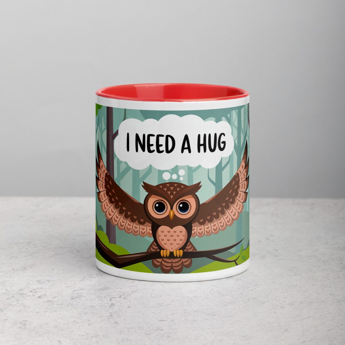I Need a Hug Owl Coffee Mug & Tea Cup - Image 7