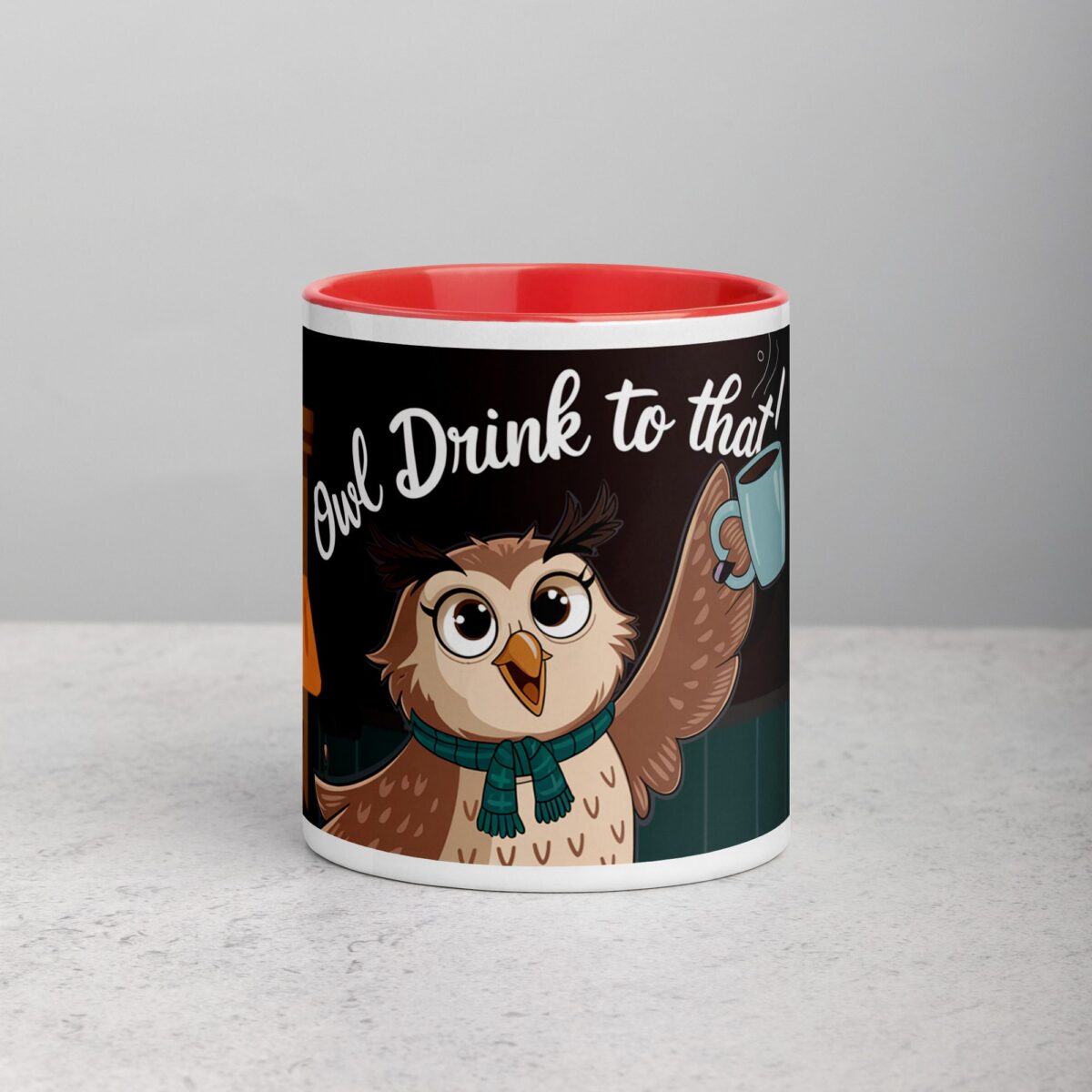 Owl Drink to That! Coffee Mug - Image 7