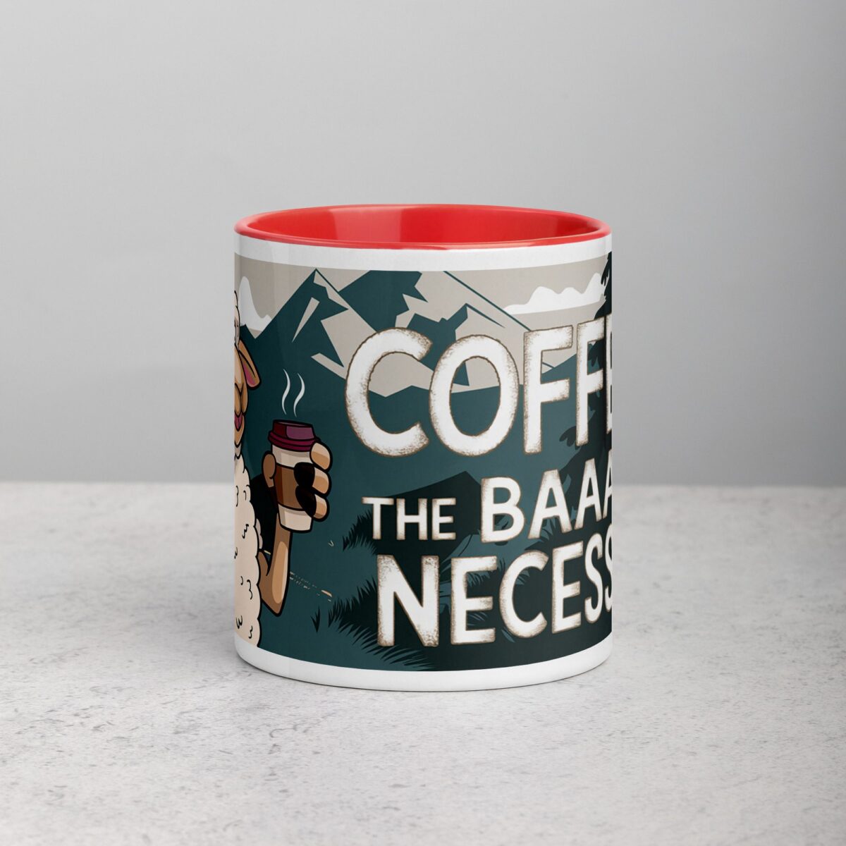 Coffee: The Baaaah-d Necessity Sheep Mug - Image 7