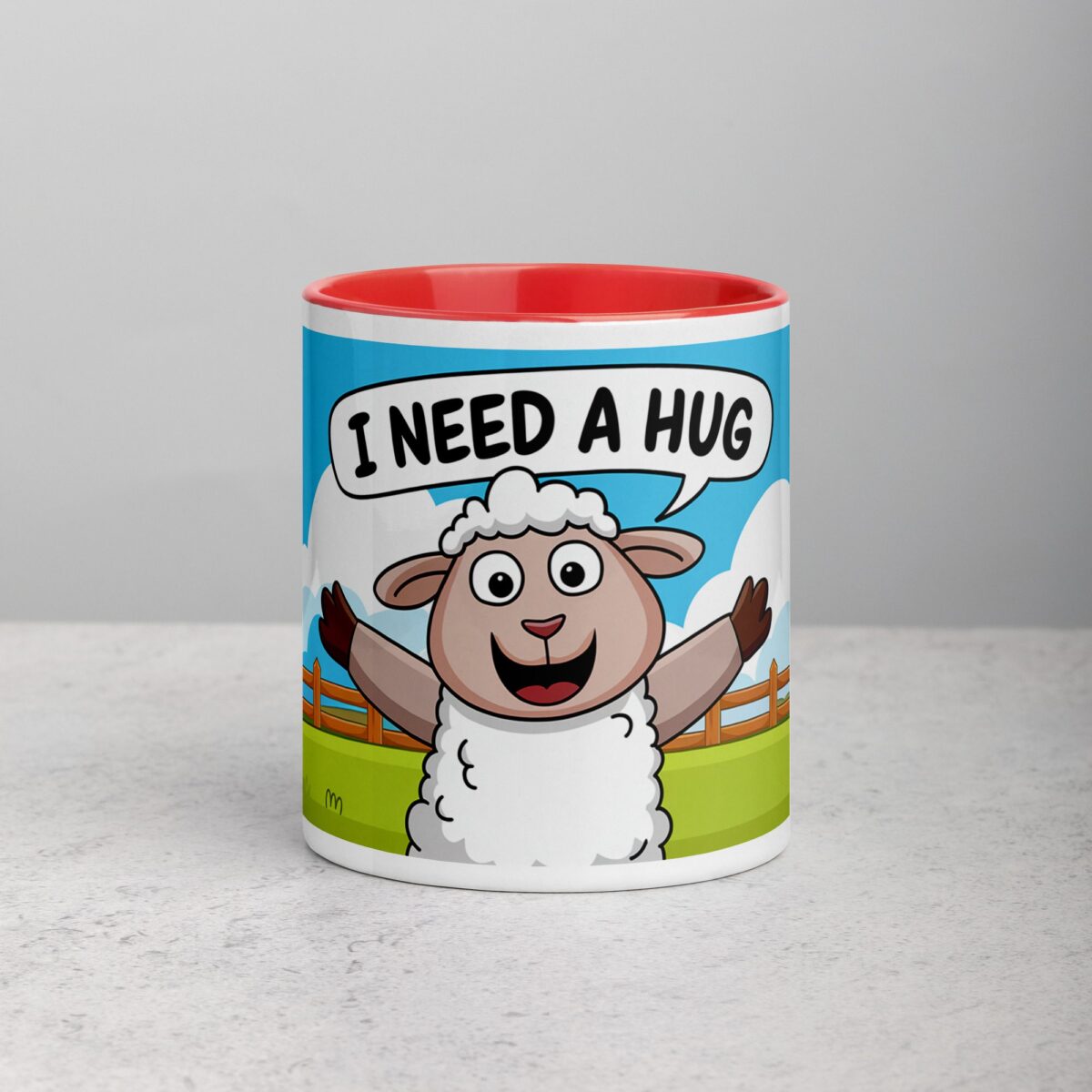 I Need a Hug Sheep Coffee Mug & Tea Cup - Image 7