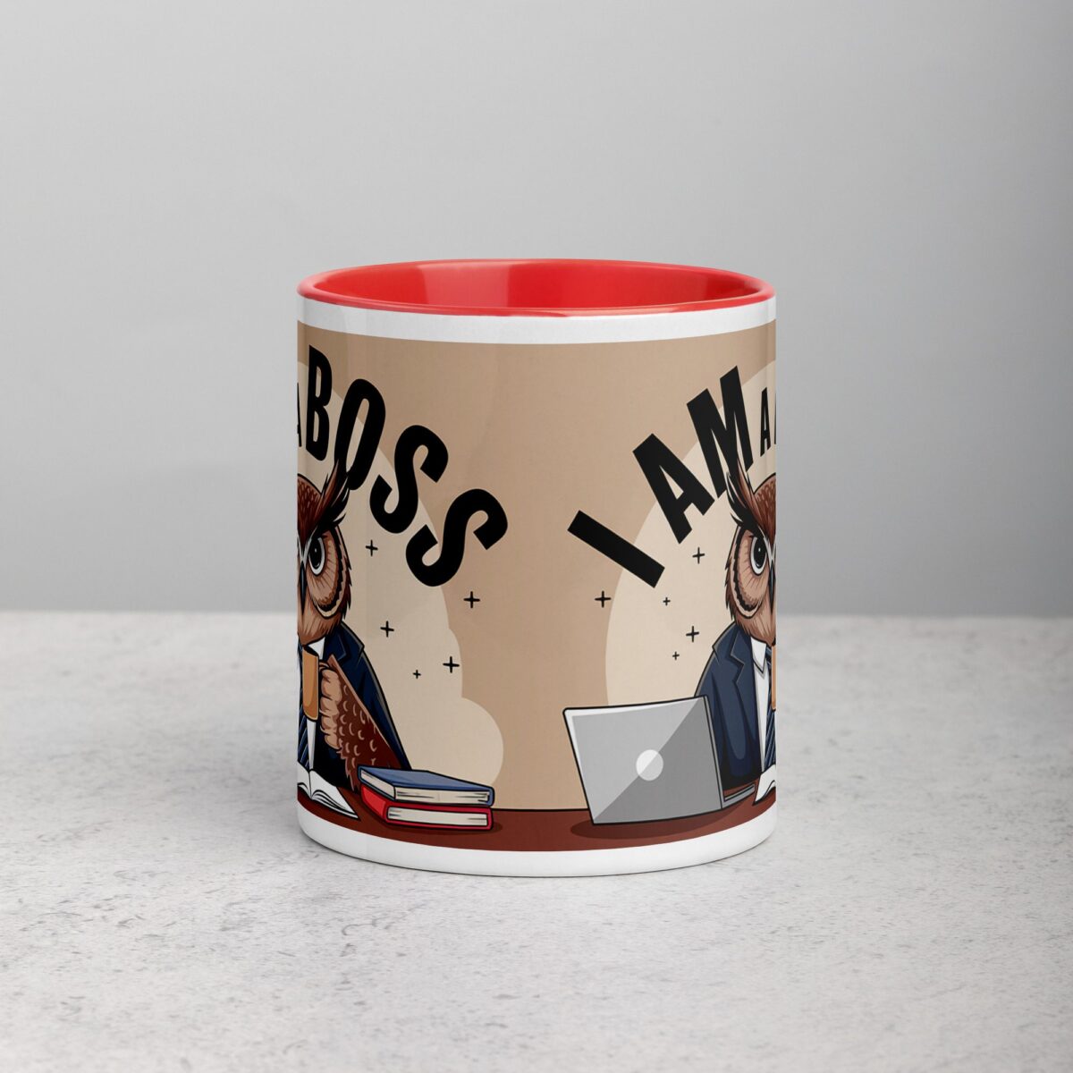 I am a Boss Owl Coffee Mug & Tea Cup - Image 7