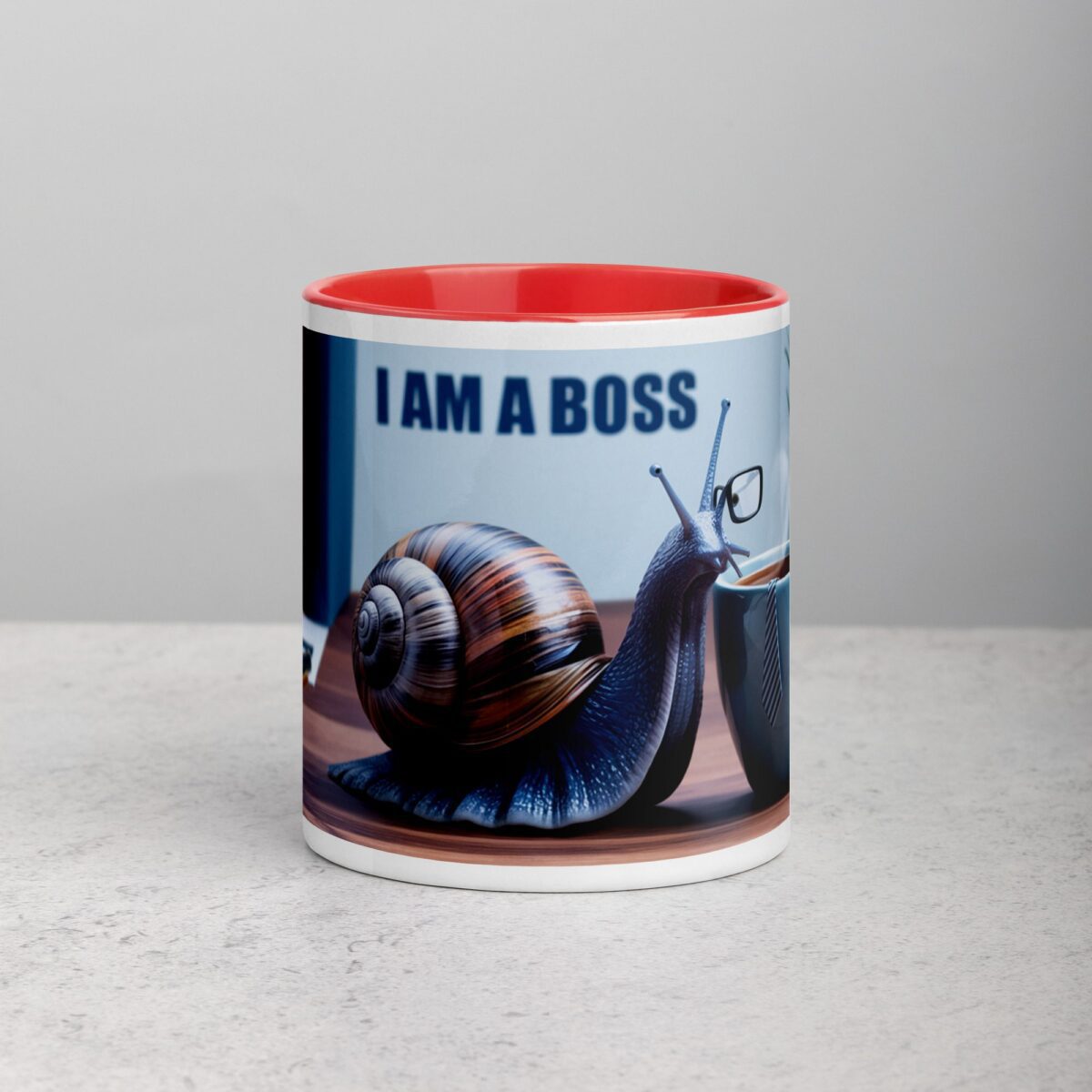 I am a Boss Snail Coffee Mug & Tea Cup - Image 7