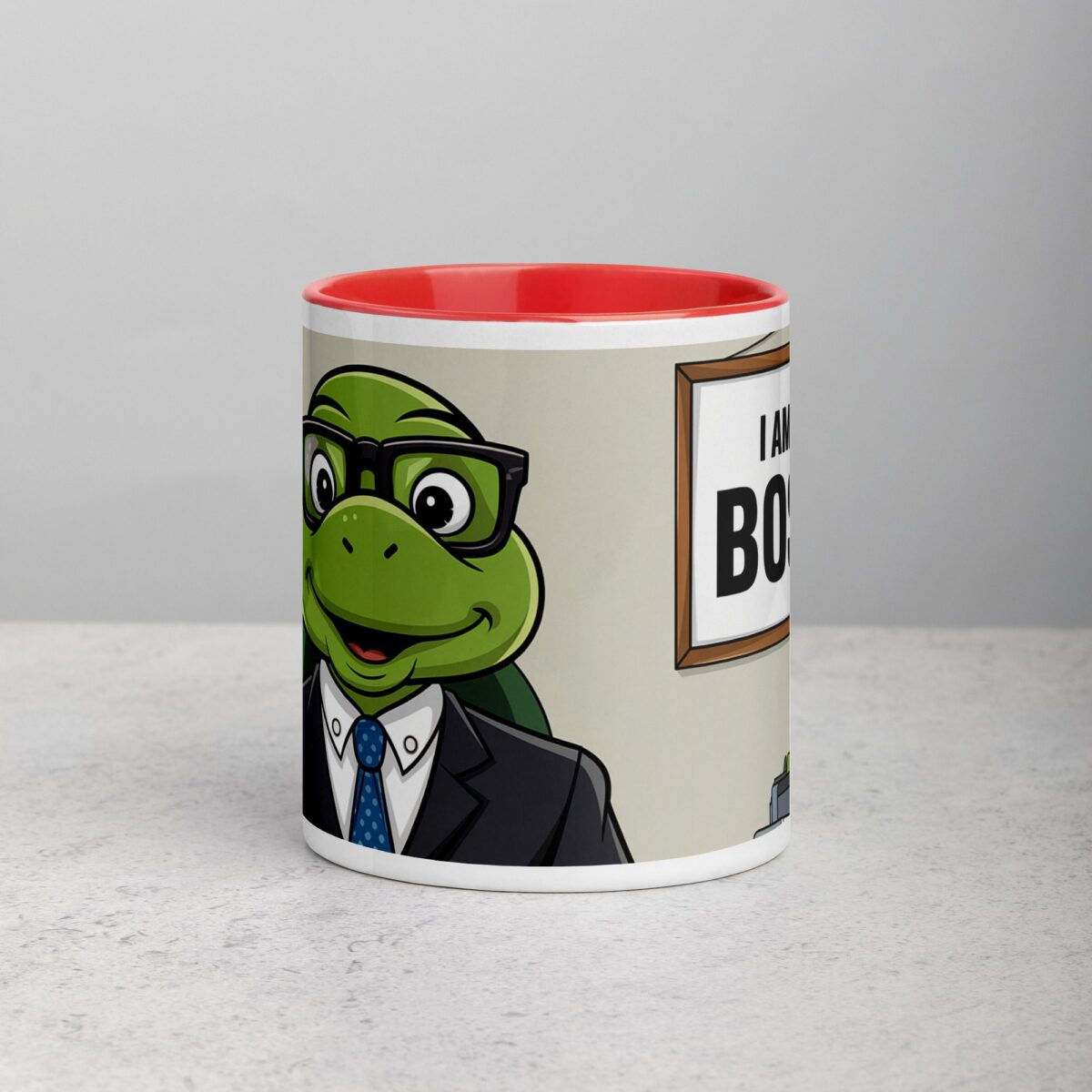 I am a Boss Turtle Coffee Mug & Tea Cup - Image 7