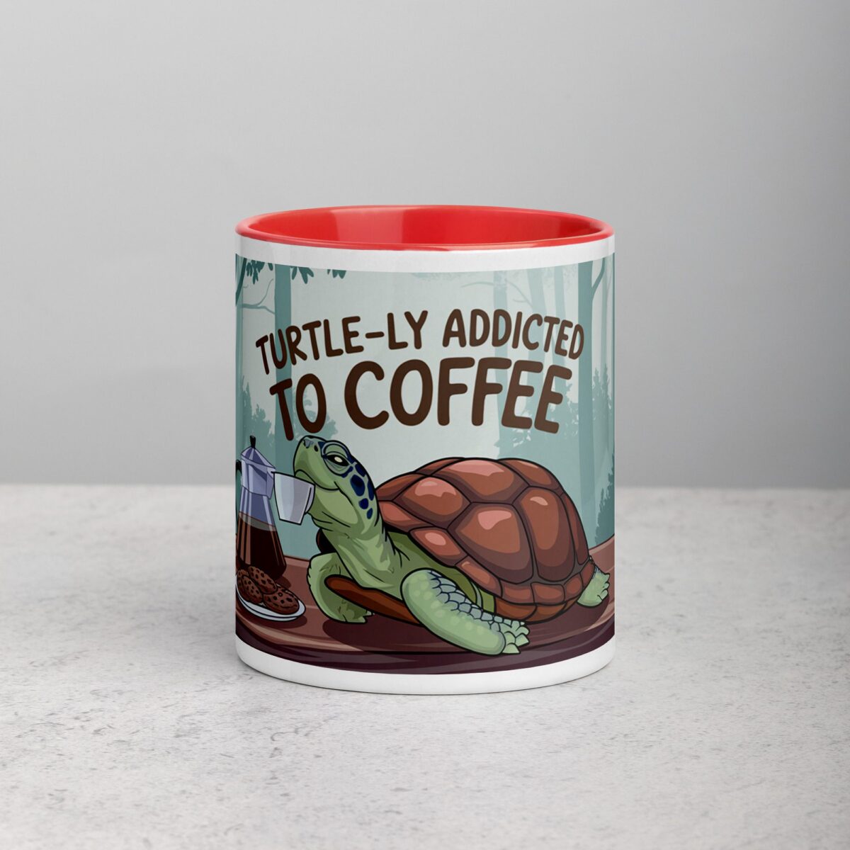Turtle-ly Addicted to Coffee Mug - Image 7