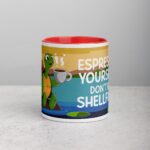 Espresso Yourself, Don’t Be Shellfish! Turtle Coffee Mug - Image 7