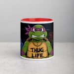 Thug Life Gangster Turtle Coffee Mug & Tea Cup - Image 7