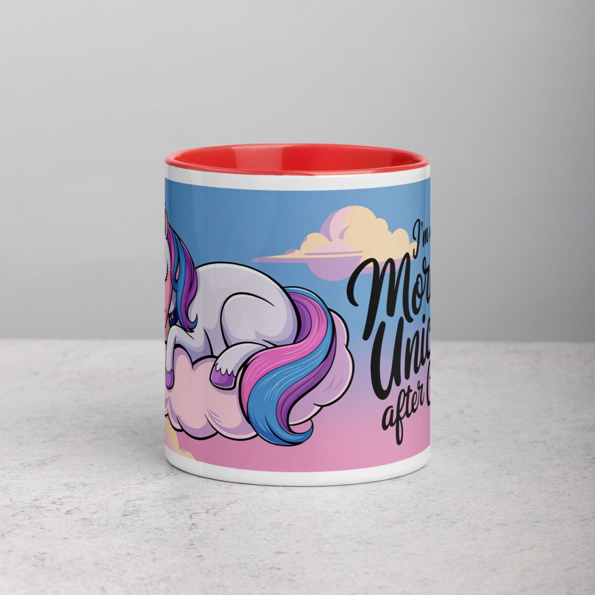 I’m Only a Morning Unicorn After Coffee Mug - Image 7