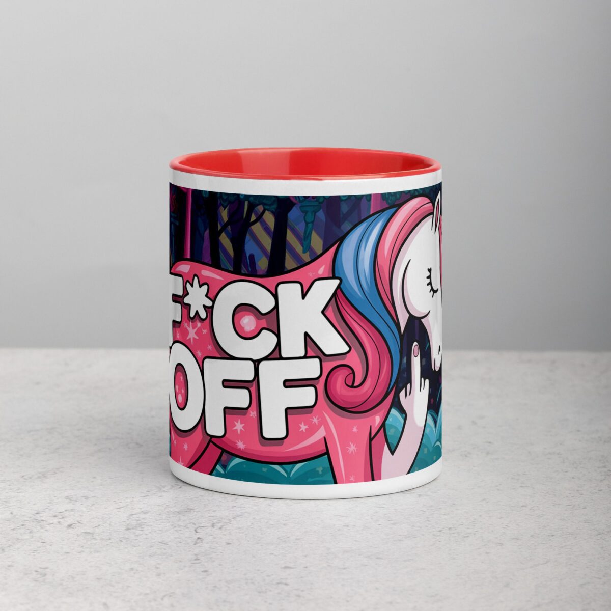 Middle Finger Unicorn Coffee Mug & Tea Cup - Image 7