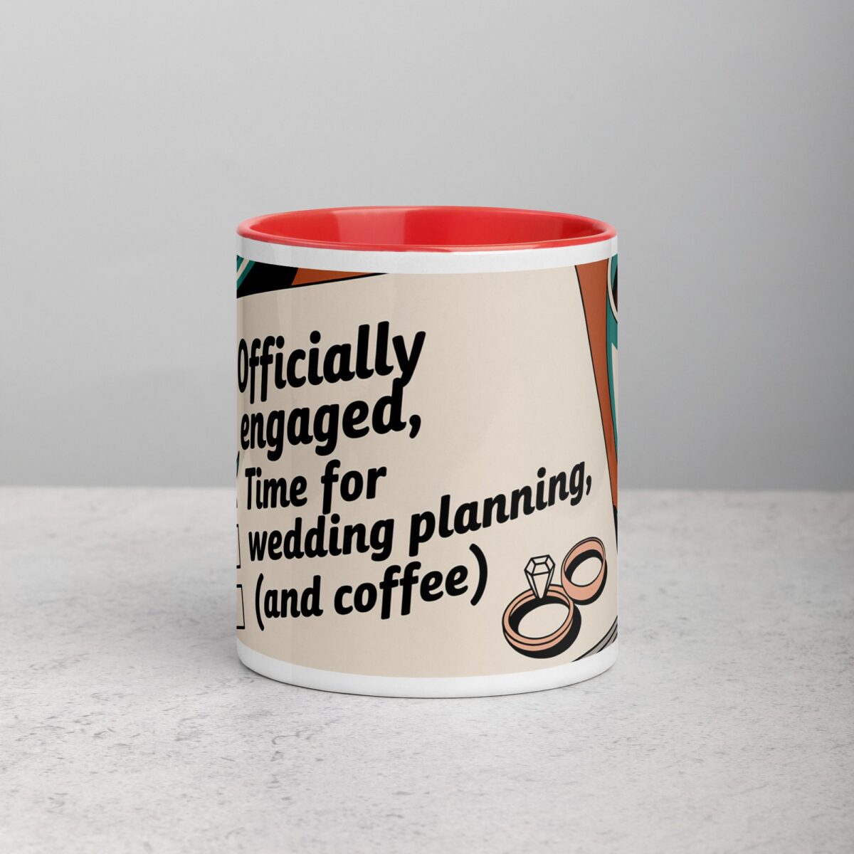 Officially Engaged, Time for Wedding Planning (And Coffee) Mug - Image 7