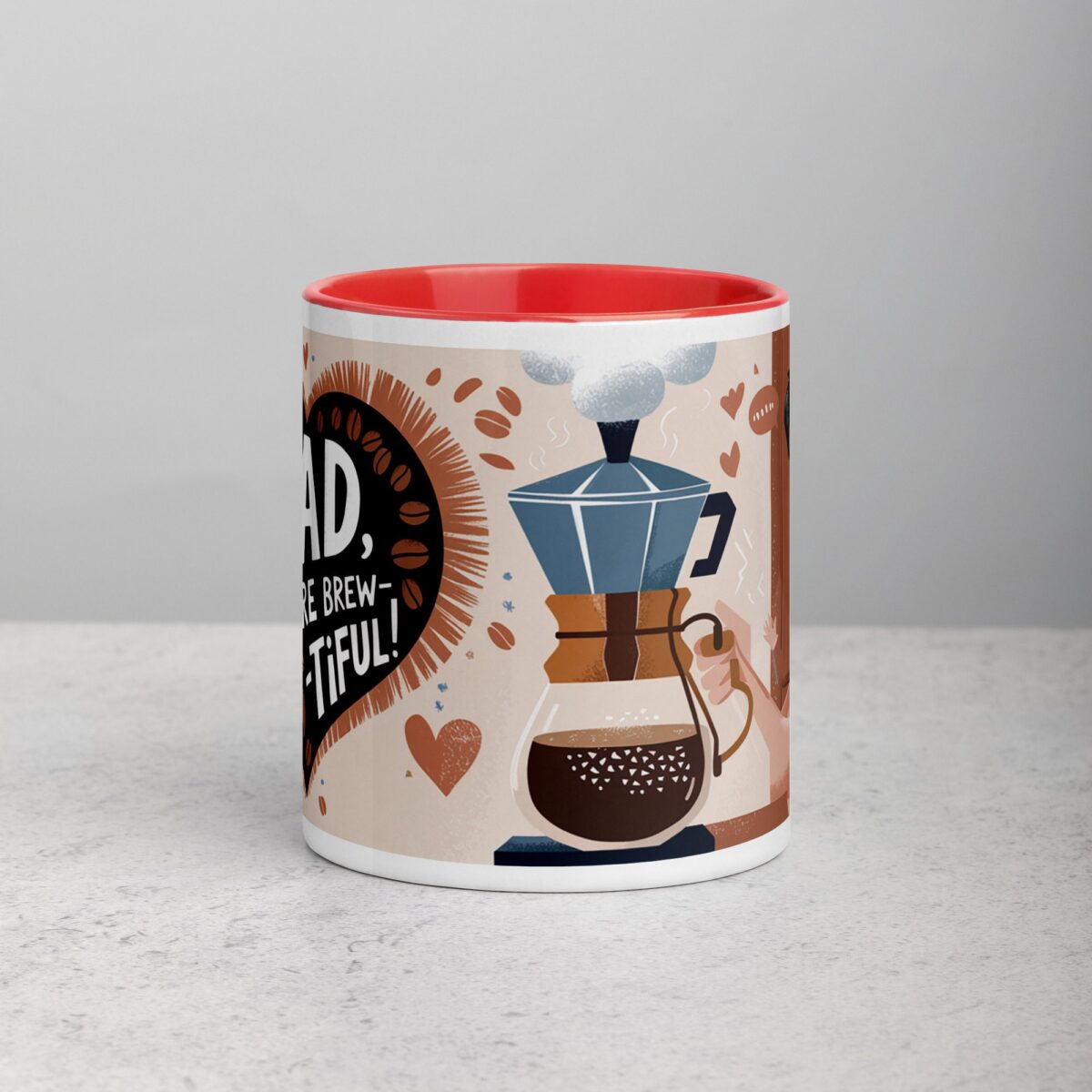 Dad, You’re Brew-tiful! Coffee Mug - Image 7