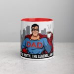 The Man, The Myth, The Legend... and His Coffee Dad Superhero Mug - Image 7