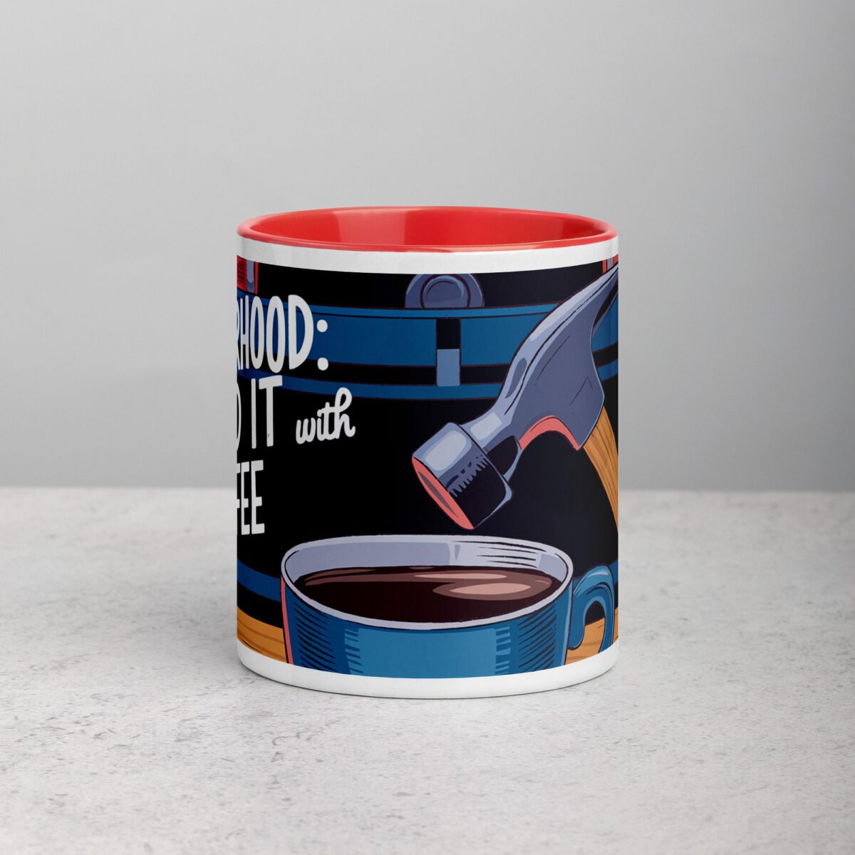 Fatherhood: Nailed It (With Coffee) Dad Mug - Image 7