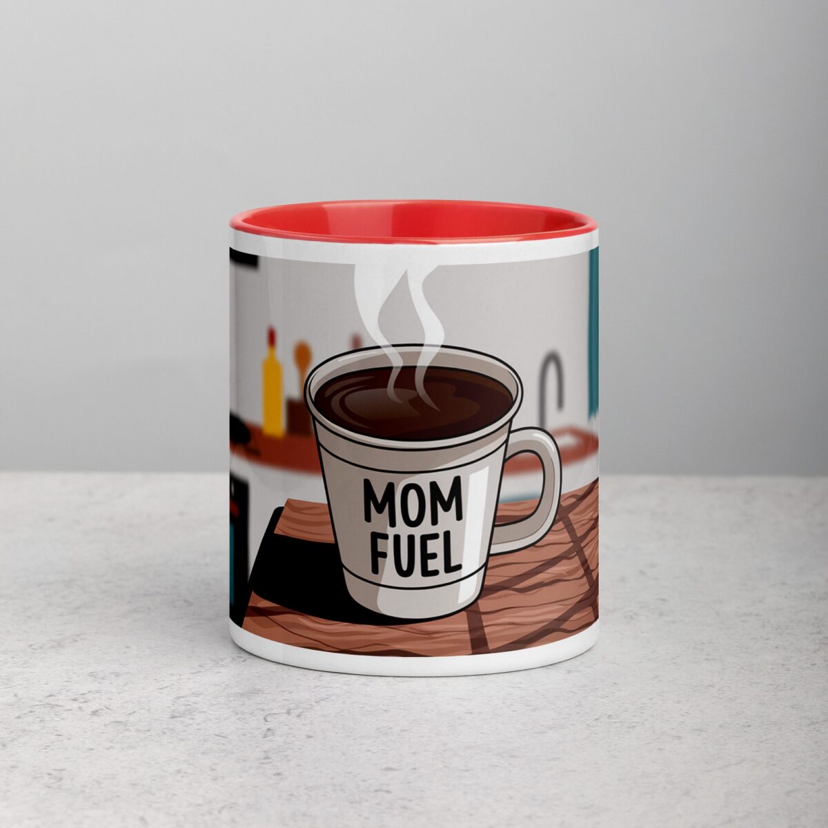 Mom Fuel Coffee Mug - Image 7