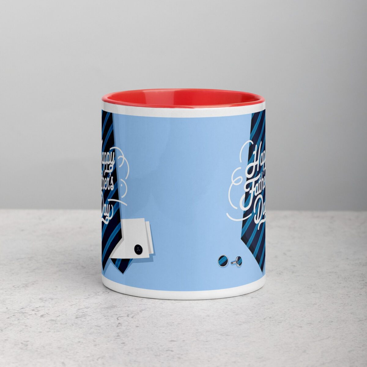 Happy Fathers Day Tie & Cufflinks Coffee Mug - Image 7