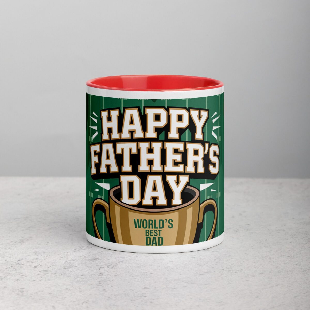 Happy Fathers Day Sports Theme Coffee Mug - Image 7