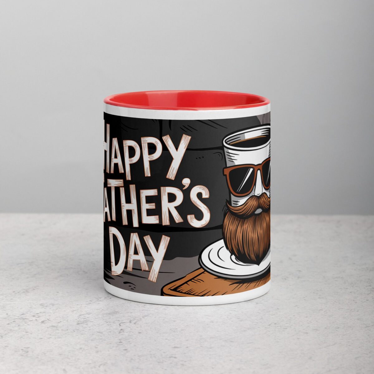 Happy Fathers Day Beard & Brew Coffee Mug - Image 7