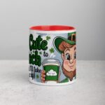 Too Cute to Pinch Leprechaun (But I’ll Take a Sip) Coffee Mug - Image 7