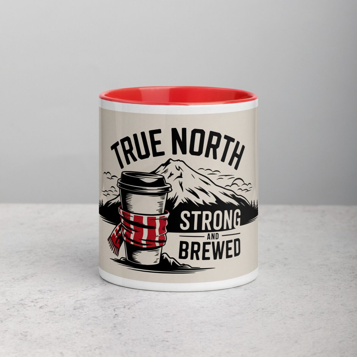 True North Strong and Brewed Coffee Mug - Image 7